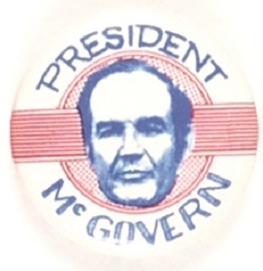 President McGovern RWB Celluloid