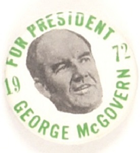 McGovern for President Green Letters