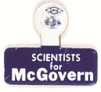 Scientists for McGovern Tab