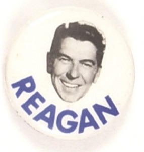 Reagan 1968 Floating Head Pin, Black Photo
