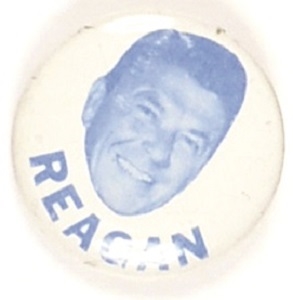 Reagan 1968 Floating Head Pin, Black Photo