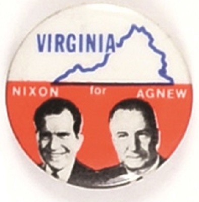 Nixon, Agnew 1968 State Set, Virginia