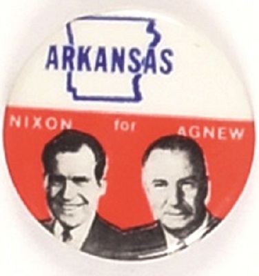 Nixon, Agnew 1968 State Set, Arkansas