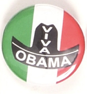 Viva Obama Sombrero Pin