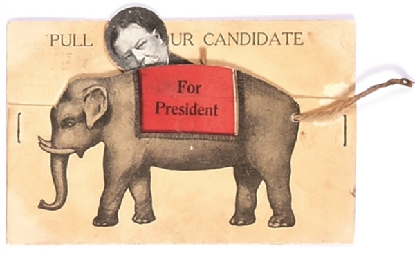 Taft Mechanical Elephant Postcard