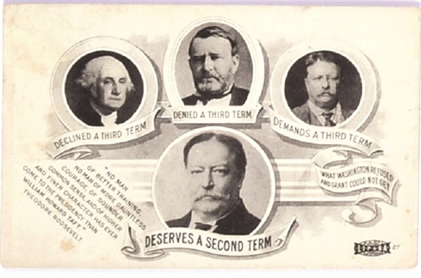 Taft Second Term Postcard