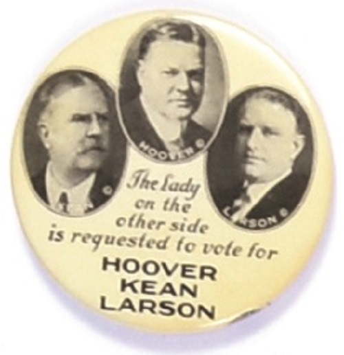 Hoover, Kean, Larson New Jersey Coattail mirror