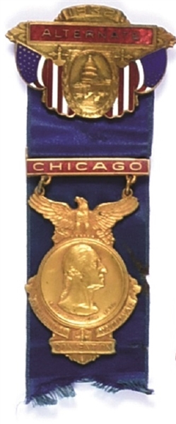 Hoover 1932 Convention Alternate Badge