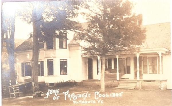 Coolidge Home Plymouth, Vermont, Postcard