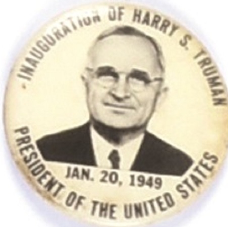 Truman Scarce Inauguration Pin