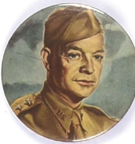 Eisenhower in Uniform Colorful Celluloid