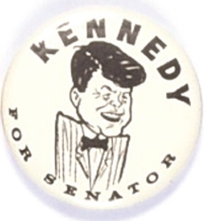 Kennedy for Senator Anti Caricature Pin