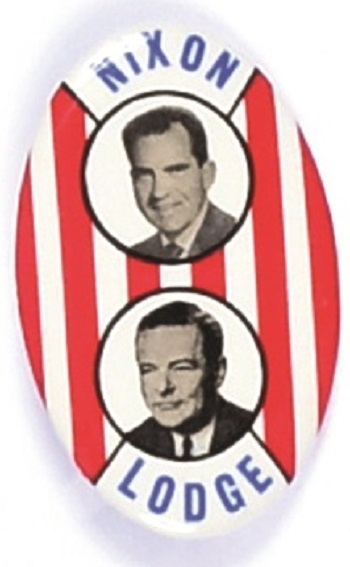Nixon, Lodge Red Stripes Oval Jugate