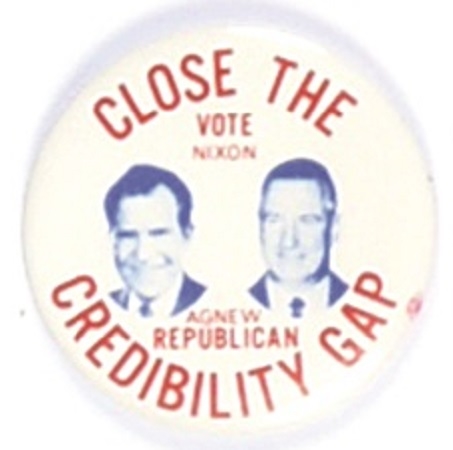 Nixon, Agnew Close the Credibility Gap
