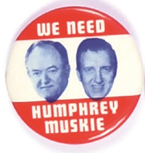We Need Humphrey, Muskie Jugate