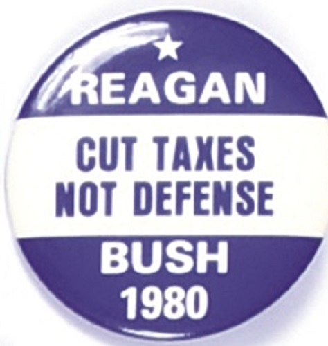 Reagan Cut Taxes Not Defense