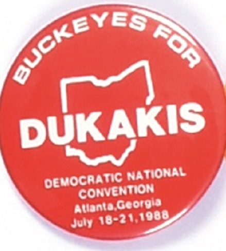 Buckeyes for Dukakis Ohio Celluloid