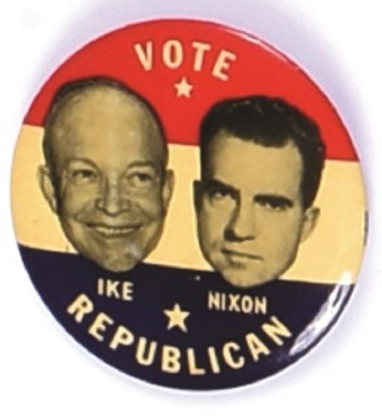 Ike, Dick Vote Republican Floating Heads Jugate