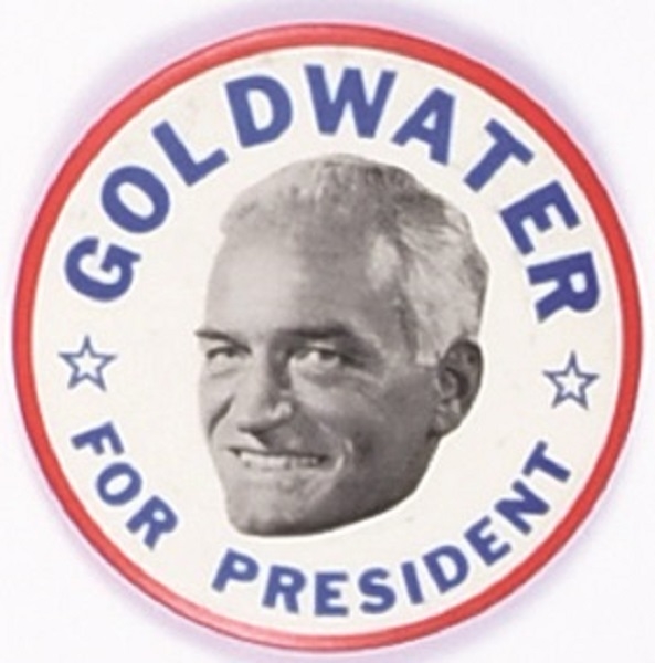 Goldwater for President Floating Head With Stars