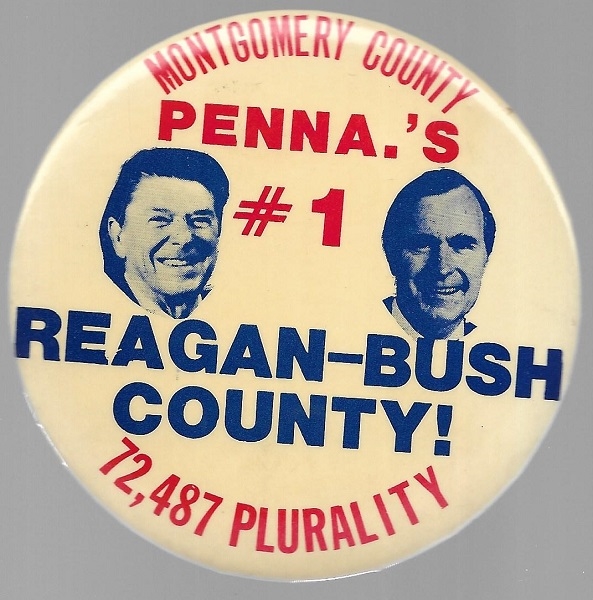Reagan, Bush Montgomery County Pa.