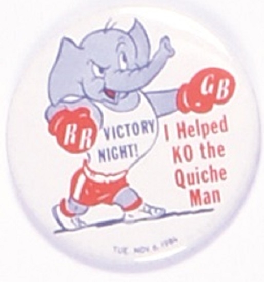 Reagan Quiche Man Boxing Elephant
