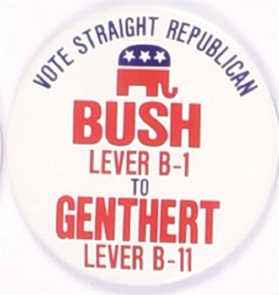 Bush, Genthert Pennsylvania Coattail