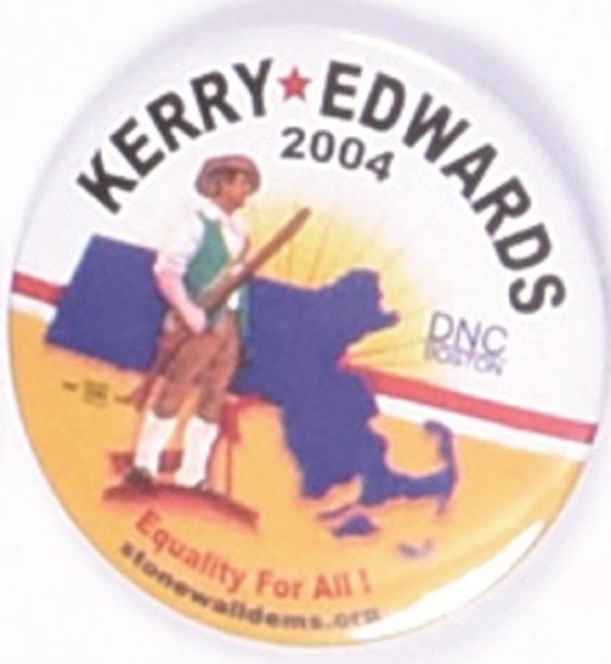 Kerry, Edwards Stonewall Democrats Equality for All
