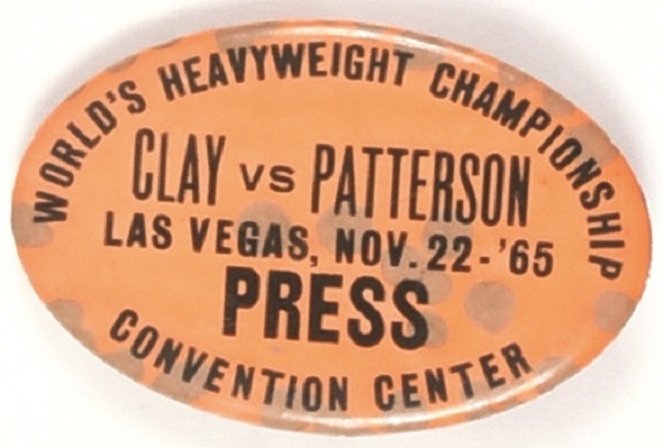 Clay vs. Patterson Press Badge