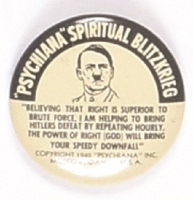 Anti Hitler Psychiana Spiritual Blitzkrieg
