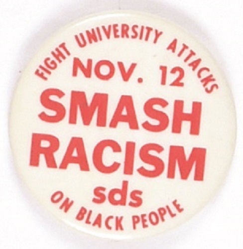 SDS Smash Racism Fight University Attacks on Black People