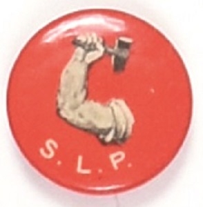 SLP, Socialist Labor Party Arm and Hammer Pin