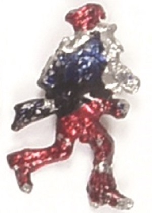 Uncle Sam Marches to Cuba Smaller Size Pinback