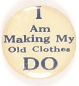 WW II I am Making My Clothes Do