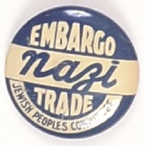 Embargo Nazi Trade Jewish Peoples Committee