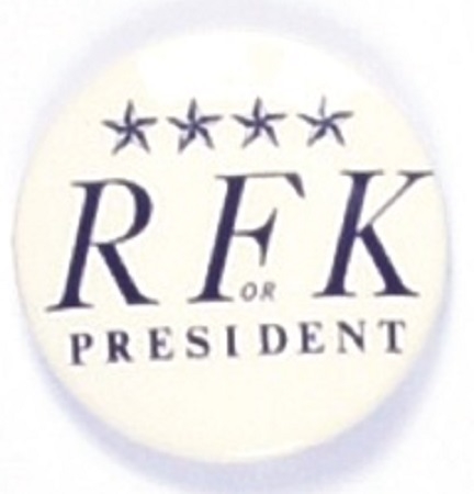 Robert Kennedy RFK Blue Stars Celluloid