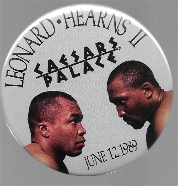 Leonard vs. Hearns Boxing Pin