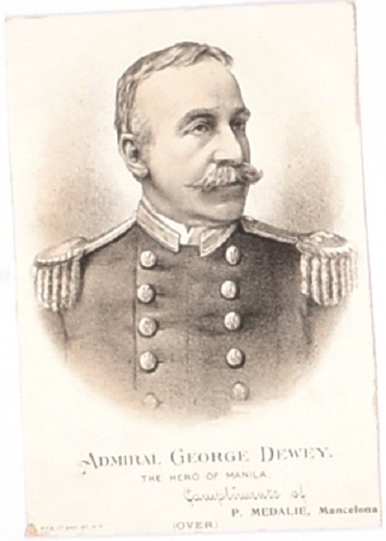 Admiral Dewey Patriotic Card