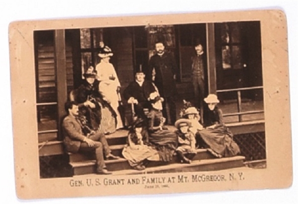 Grant and Family New York Cabinet Card