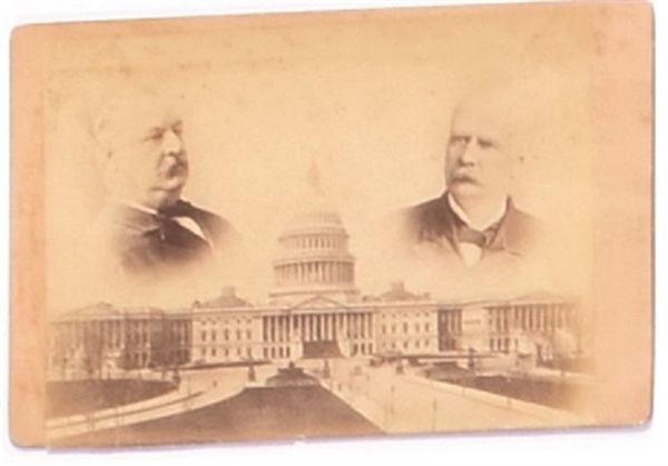 Cleveland, Stevenson US Capitol Cabinet Card