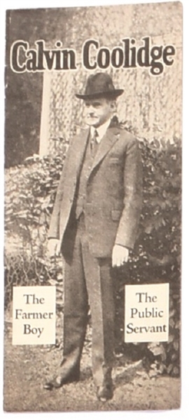 Coolidge Farmer Boy, Public Servant Booklet