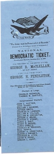 George McClellan Ohio Ballot