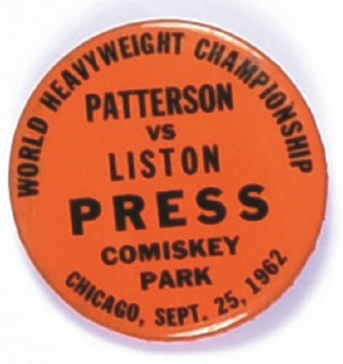 Patterson vs. Liston Press Badge