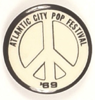 Atlantic City Pop Festival 1969 Peace Sign