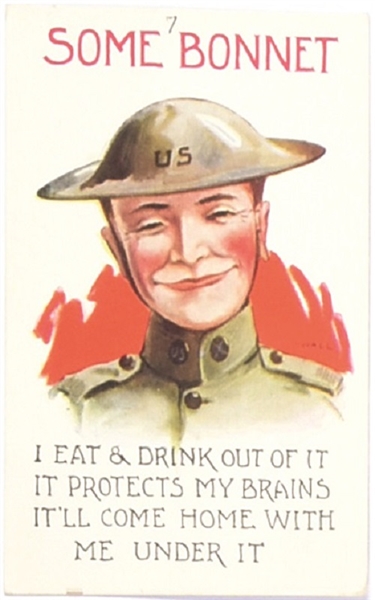 World War I Some Bonnet Postcard