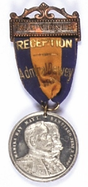 Dewey, Schley Spanish-American War Medal