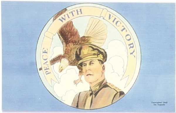 MacArthur Peace With Victory Postcard