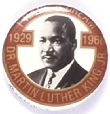 King I Have a Dream Memorial Pin