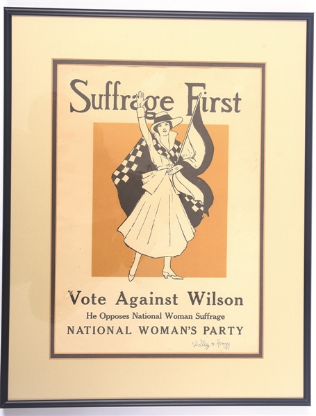 Suffrage First Vote Against Wilson