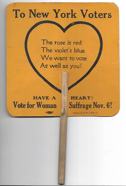 New York Suffrage Fan
