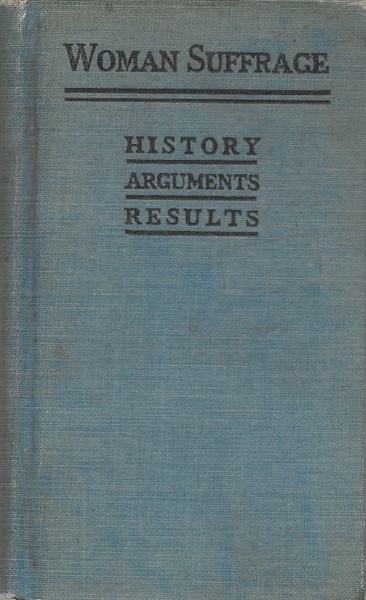 Woman Suffrage “Blue Book"